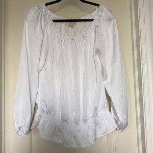 MICHAEL Michael Kors Women’s White Blouse Size: P/L